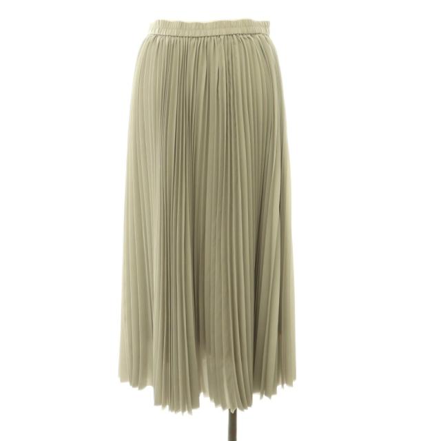 【中古】セオリーリュクス theory luxe 25SS Refined Pleats Pilil スコート 筋目 ロング 38 薄墨色 /HK ■os