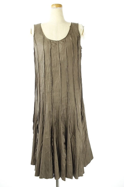 中古 ルーニィ Lounie ワンピース フレア ロング ノースリーブ 38 茶 Kn Osw レディースの通販はau Pay マーケット ブランド古着のベクトル