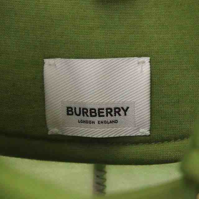 【中古】バーバリー BURBERRY ボンディング ステンカラーコート アウター ロング IT38 黄緑 ライトグリーン｜au PAY マーケット