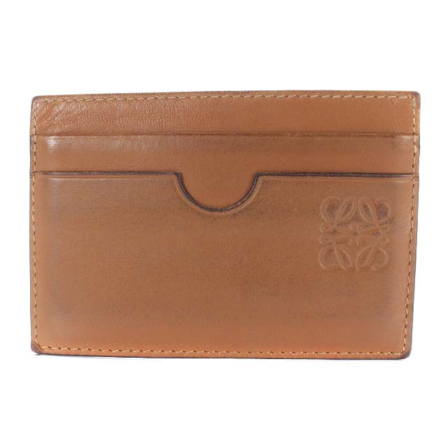 中古】ロエベ プレーン カードホルダー Plain Card Holder カード