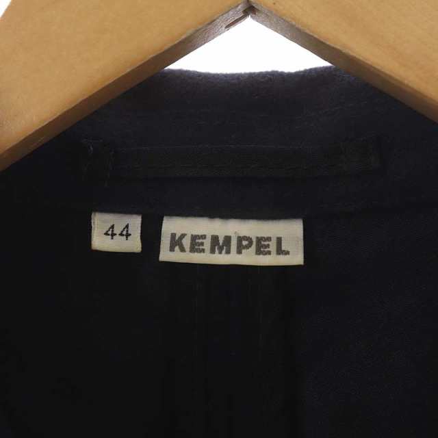 中古】ケンペル KEMPEL ジャケット 3B コットン 44 紺 ネイビー /AA