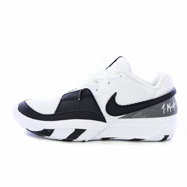 【中古】ナイキ ジャ バスケットボールシューズ スニーカー ロゴ 7 25cm 白 黒 DR8786-101 /SR レディースの通販は 5,400円