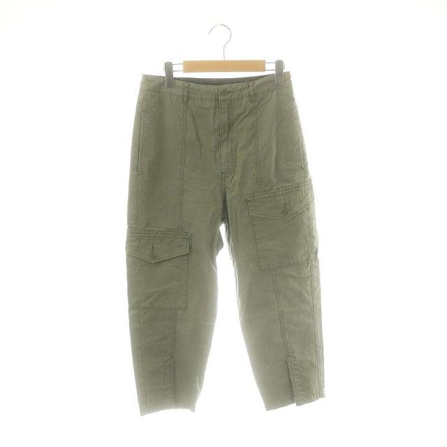 【中古】ドゥロワー Drawer カーゴパンツ 38 M カーキグリーン /SY ■OS レディース