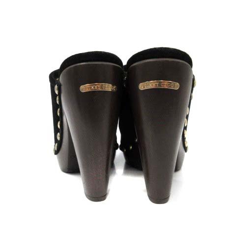JIMMY CHOO for  スタッズ ハイヒール JIMMY CHOO Stevie 100 embellished patent-leather pumps | NET