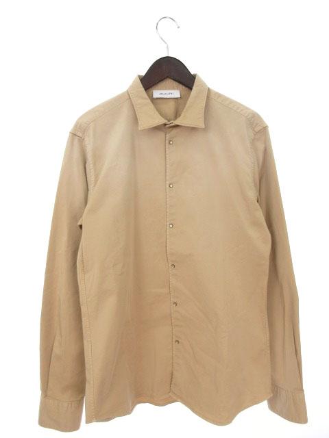 【中古】アリーニ AGLINI 16SS シャツ 長袖 41 ベージュ ayy0516 ■PN メンズ