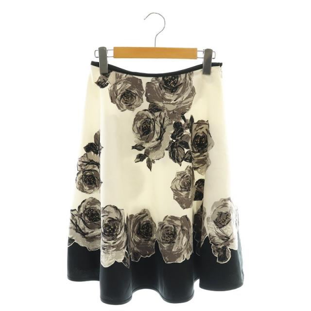 エムズグレイシー 花柄スカート 38 エムズグレイシー フレアス花柄