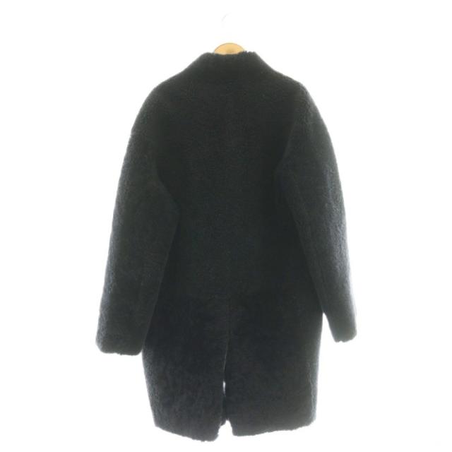 【中古】アストラット ASTRAET ムートンコート リバーシブル アウター ボア 1 ブラック 黒 /CX ■OS レディース_4