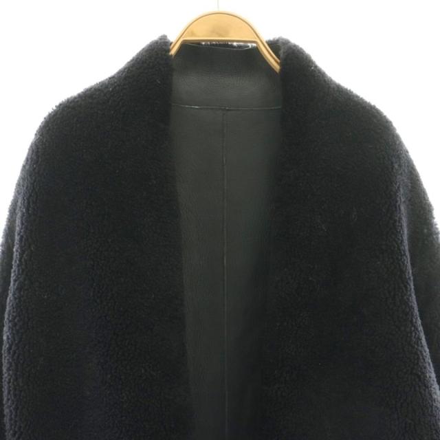 【中古】アストラット ASTRAET ムートンコート リバーシブル アウター ボア 1 ブラック 黒 /CX ■OS レディース_6