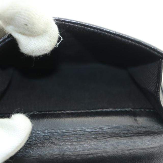 【中古】シャネル マトラッセ スモールフラップウォレット 三つ折り財布 コンパクト ココマーク ロゴ 31番台 黒_6