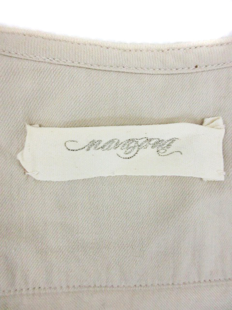 中古 ナバアサナ Navasana ワンピース フレア 長袖 ひざ丈 Vネック 薄手 オーバーサイズ F ベージュ ゴールド レディースの通販はau Pay マーケット ブランド古着のベクトル