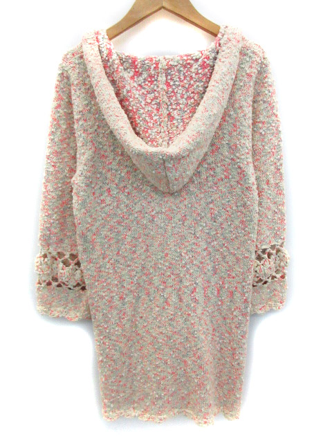 中古 スナイデル カーディガン ガウン ニット ロング丈 フード付 マルチカラー F 白 ピンク ホワイト レディースの通販はau Pay マーケット ブランド古着のベクトル