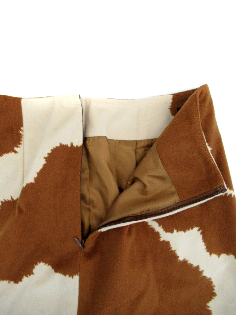 中古 マカフィー トゥモローランド スカート タイト ミモレ丈 牛柄 カウ柄 36 ベージュ 茶色 ブラウン レディースの通販はau Pay マーケット ブランド古着のベクトル