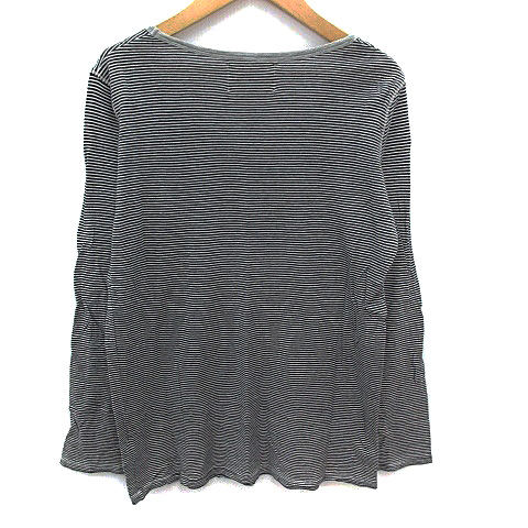 中古 アングリッド Ungrid Tシャツ カットソー ラウンドネック 長袖 ボーダー柄 F グレー 黒 ブラック レディースの通販はau Pay マーケット ブランド古着のベクトル