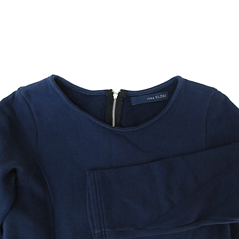 中古 イエナ スローブ ワンピース カットソー ミニ ラウンドネック 長袖 スウェット生地 紺 ネイビー レディースの通販はau Pay マーケット ブランド古着のベクトル