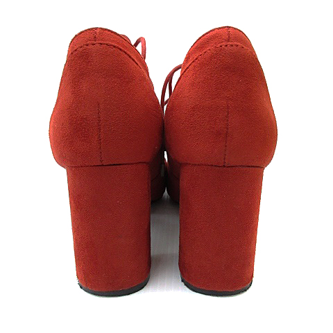 中古 ミラオーウェン パンプス レースアップ ハイヒール ポインテッドトゥ スエード 38 オレンジ Ns27 レディースの通販はau Pay マーケット ブランド古着のベクトル