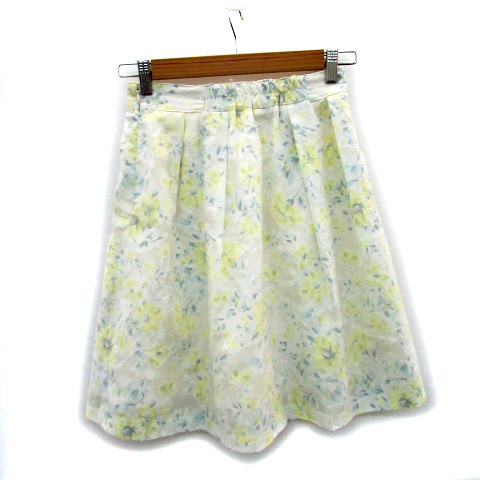 中古 パターンフィオナ Pattern Fiona スカート プリーツ ひざ丈 花柄 S マルチカラー ホワイト 白 レディースの通販はau Pay マーケット ブランド古着のベクトル