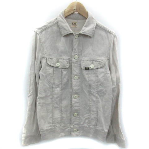 中古 リー Lee ジャケット Gジャン ジージャン ミドル丈 薄手 リネン S ライトベージュ Ym17 メンズの通販はau Pay マーケット ブランド古着のベクトル