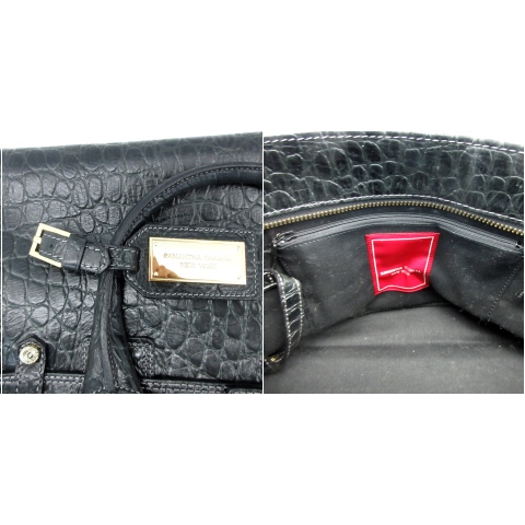 中古 サマンサタバサ Samantha Thavasa バッグ ハンド レザー クロコダイル型押し 黒 ブラック Ys15 レディースの通販はau Pay マーケット ブランド古着のベクトル