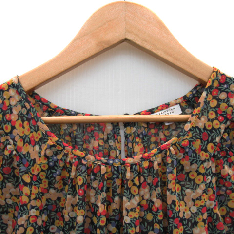 中古 マッキントッシュフィロソフィー ワンピース ミニ丈 半袖 ラウンドネック 花柄 38 マスタード レディースの通販はau Pay マーケット ブランド古着のベクトル