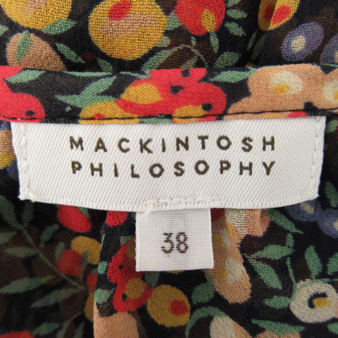 中古 マッキントッシュフィロソフィー ワンピース ミニ丈 半袖 ラウンドネック 花柄 38 マスタード レディースの通販はau Pay マーケット ブランド古着のベクトル