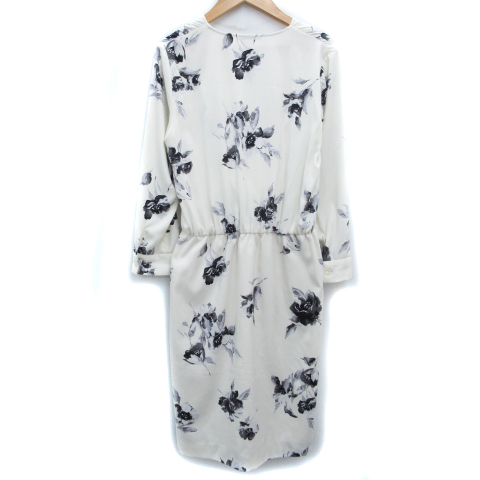 中古 ラ トータリテ ワンピース 薄手 ひざ丈 長袖 カシュクール 切替 花柄 F 白 グレー ホワイト Ff14 レディースの通販はau Pay マーケット ブランド古着のベクトル