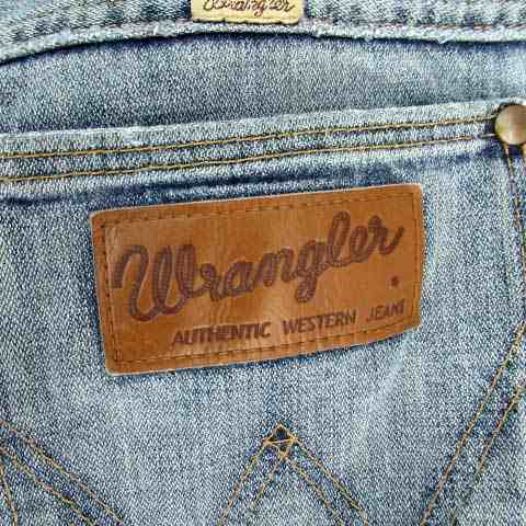 中古】ラングラー WRANGLER デニムパンツ ジーンズ ストレート ロング