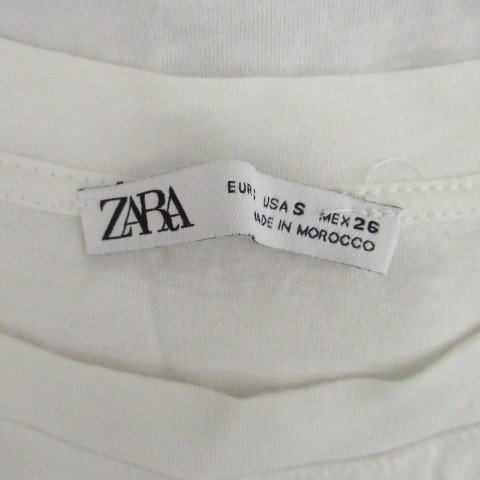 中古】ザラ ZARA ワンピース ラウンドネック 半袖 ロング丈