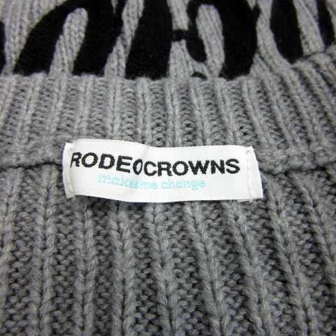 中古】ロデオクラウンズ Rodeo Crowns ニット セーター 長袖 ラウンド