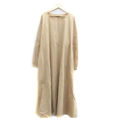 中古】アーバンリサーチ ワンピース ラウンドネック 長袖 ロング