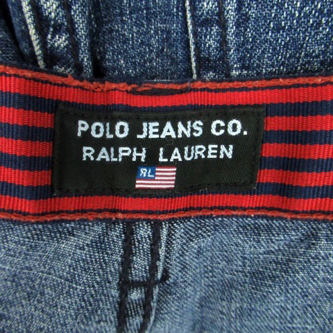 新品タグ付き￼ Polo ラルフローレン ダークブルー ストレートデニム POLO RALPH LAUREN / ポロ ラルフ ローレン （レディース