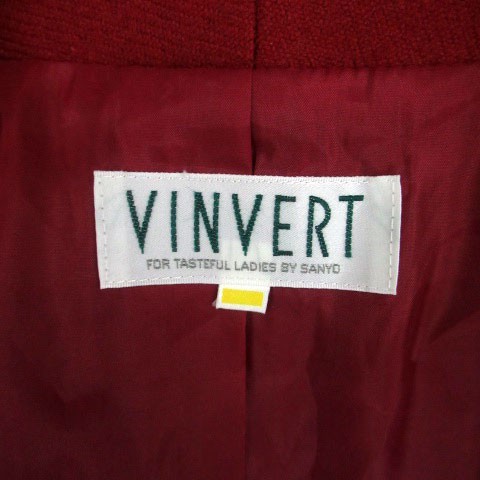 中古】バンベール VINVERT テーラードジャケット シングル ミドル丈 総