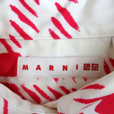 中古】ユニクロ × マルニ シャツ ブラウス 長袖 チェック柄 M