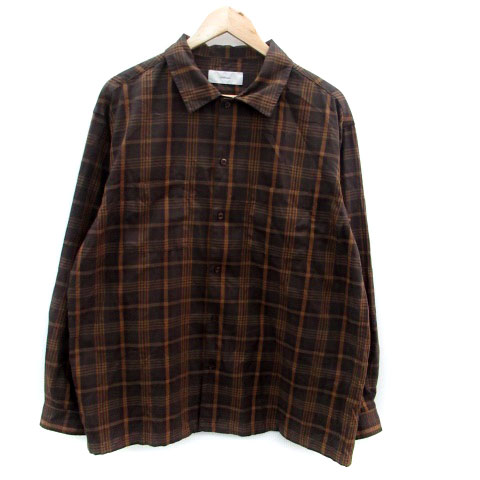 中古】アドラー Adrer カジュアルシャツ 長袖 チェック柄 中古】アドラー Adrer カジュアルシャツ 長袖 チェック柄
