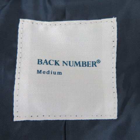 中古】バックナンバー BACK NUMBER チェスターコート ロング丈 無地