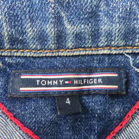 中古】トミーヒルフィガー TOMMY HILFIGER デニムジャケット Gジャン ジージャン ミドル丈 4 インディゴ レディースの通販はau  PAY マーケット - ブランド古着のベクトル | au PAY マーケット－通販サイト