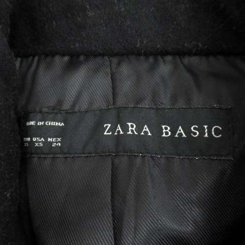 中古】ザラ ベーシック ZARA BASIC Pコート ピーコート ロング丈