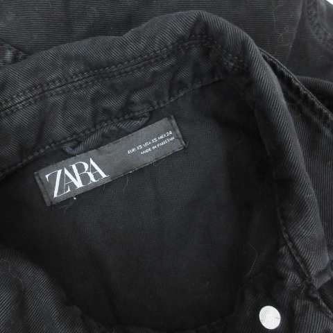 中古】ザラ ZARA デニムジャケット Gジャン ジージャン ミドル丈