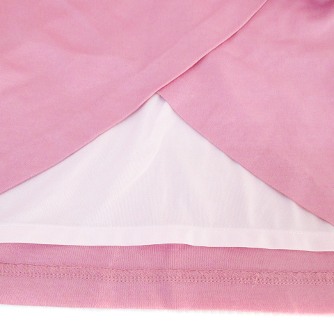 【中古】未使用品 ノーベスパジオ NOVESPAZIO タイトスカート ロング丈 無地 38 M ピンク /FF45 レディース