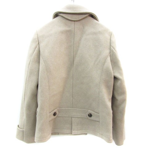 【中古】アーバンリサーチ URBAN RESEARCH Pコート ピーコート ショート丈 F ライトブラウン 薄茶 /YM6 レディースの通販は