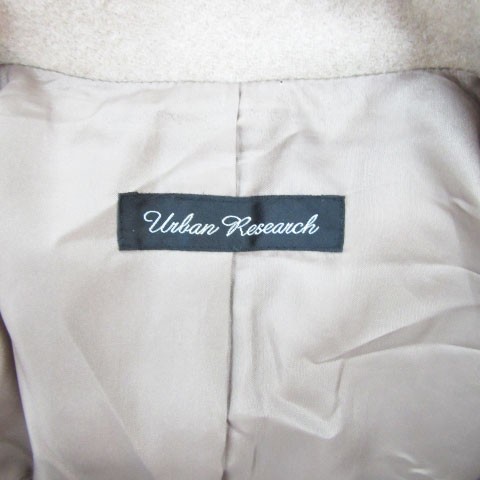 【中古】アーバンリサーチ URBAN RESEARCH Pコート ピーコート ショート丈 F ライトブラウン 薄茶 /YM6 レディースの通販は