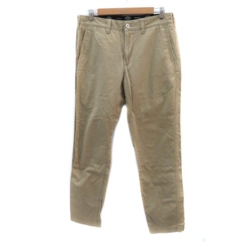 中古】ディッキーズ Dickies チノパンツ ロング丈 34 XS ベージュ