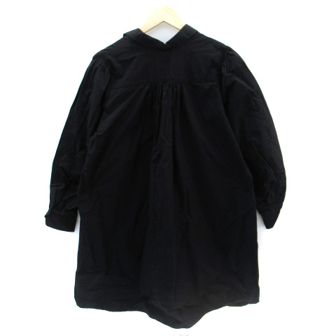 中古】アニュアンス anuans ワンピース ひざ丈 長袖 スキッパー