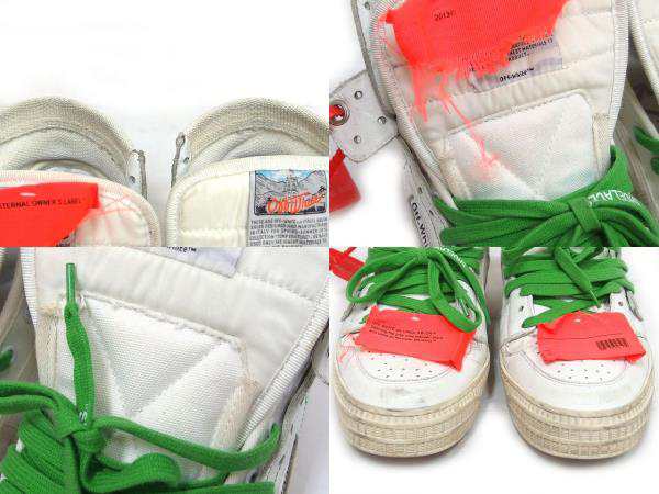 中古】オフホワイト OFF WHITE スニーカー ハイカット LOW 3.0