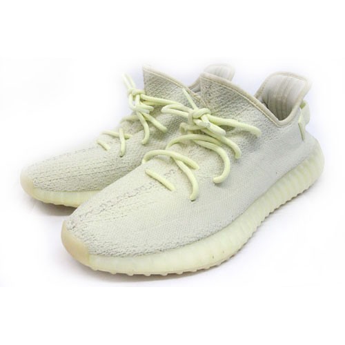 中古】アディダス スニーカー イージーブースト バター YEEZY BOOST ...