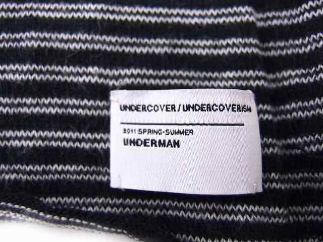 アンダーカバーイズム UNDERCOVERISM ストール ボーダー 薄手 フリンジ