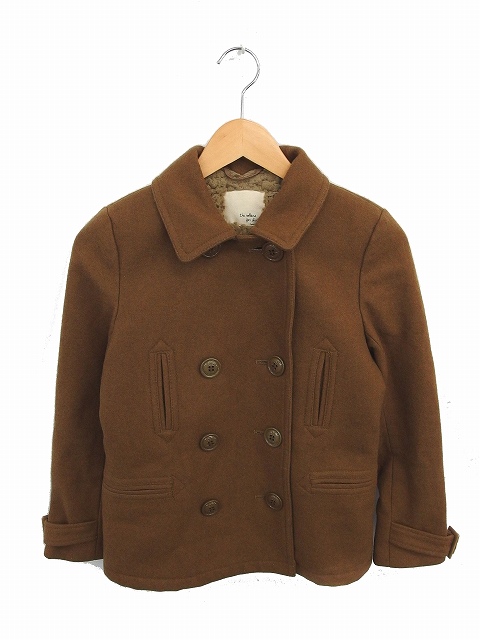 中古 バナーバレット Banner Barrett コート ピーコート Pコート ステンカラー ダブルボタン ウール 0 茶 ブラウン Tt5 レの通販はau Pay マーケット ブランド古着のベクトル
