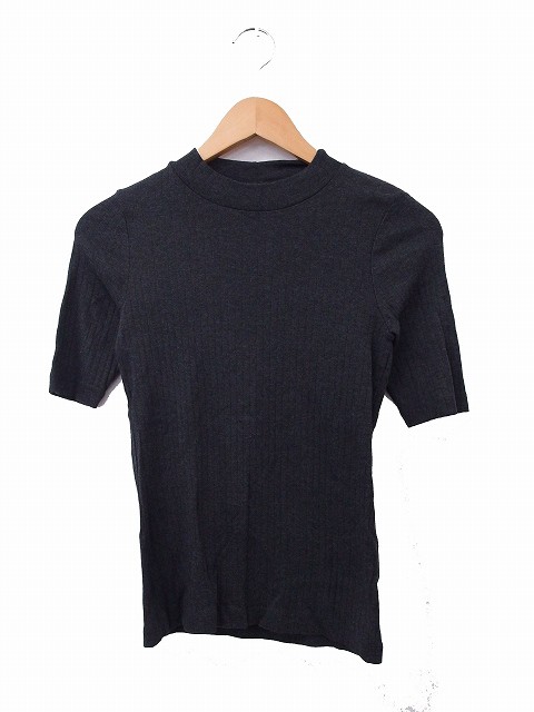 中古 ユニクロ Uniqlo Tシャツ カットソー 半袖 ハイネック プルオーバー 綿 コットン 無地 シンプル S グレーの通販はau Pay マーケット ブランド古着のベクトル