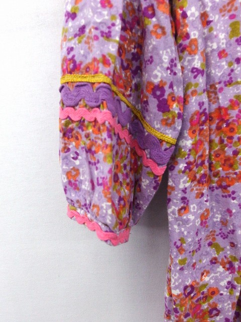 中古 アナザーエディション Another Edition アローズ ワンピース 花柄 丸首 七分袖 ひざ丈 コットン 綿 ピンク Ft17の通販はau Pay マーケット ブランド古着のベクトル