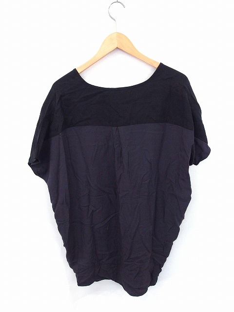 中古 ハレ Hare ワンピース Uネック ドルマンスリーブ ひざ丈 ゆったり F ブラック 黒 Ft22 レディースの通販はau Wowma ブランド古着のベクトル