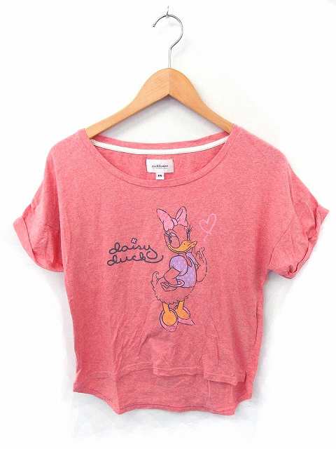 中古 ジルスチュアート Jill Stuart Disney Tシャツ カットソー 丸首 半袖 デイジー コットン 綿 Fr ピンク Ft17 の通販はau Wowma ブランド古着のベクトル